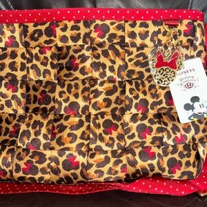 Harveys Disney Minnie Red and Leopard Print Bag